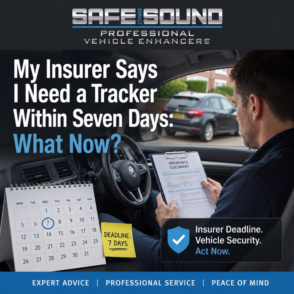 insurer requires a tracker