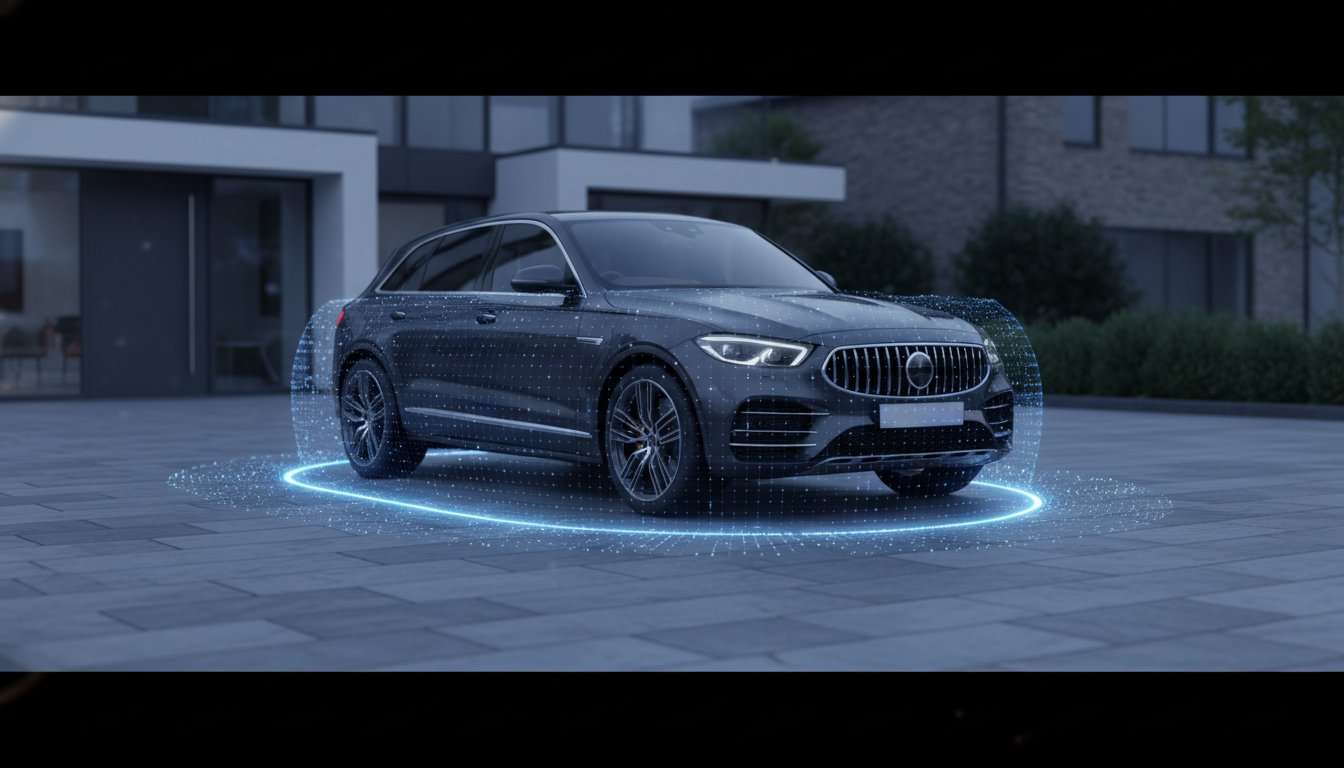Car Alarms: 7 Essential Checks for Better UK Vehicle Security 1 Modern SUV parked outside UK homes, illustrating car alarms and layered vehicle security